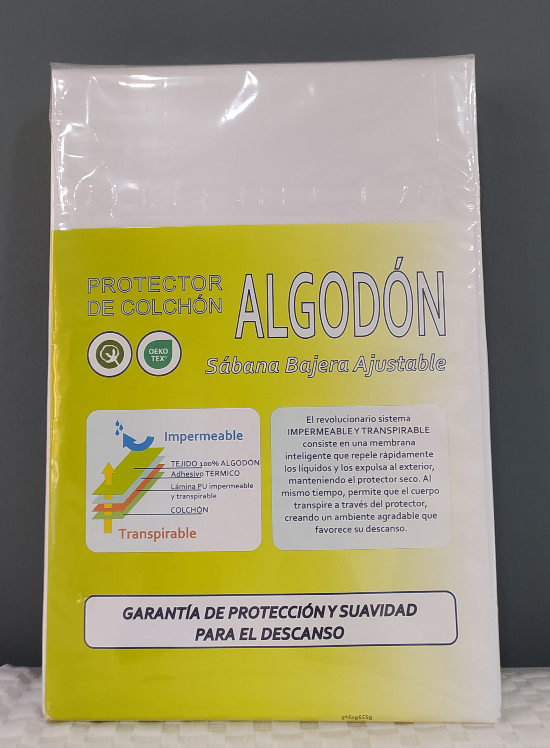 Imagen de Protector colchón termo due algodón 100%